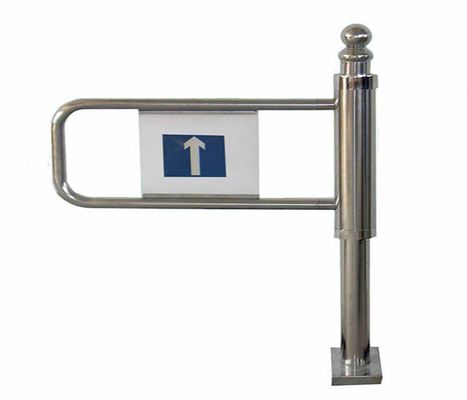 Waist High Swing Turnstile Gate Single Direction Mechanical Manual Control