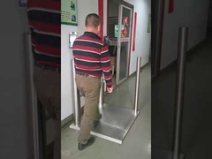 Gerbang Penghalang Ayun Termometer Terintegrasi Mesin Pengenal Wajah