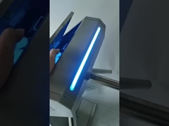 Marqueen lampu LED dinamis Semi Otomatis Solenoid RFID Reader Drop Arm Tripod Turnstile