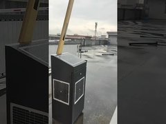 Energi Baru DC Brushless Motor Konversi Frekuensi Surya Boom Barrier Gate Untuk Tempat Parkir