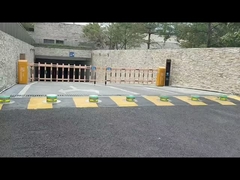 SUS304 baja tahan karat bollard pendakian hidrolik otomatis dengan LED