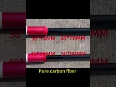Advanced Shiny Sticker Foam Wrapped Carbon Fiber Round Rod Boom untuk Parkir Gerbang Penghalang Otomatis
