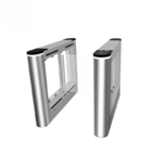 Pedestrian Security Luxury Face Recognition Thermal Access Control Channel Swing Turnstile Gate
