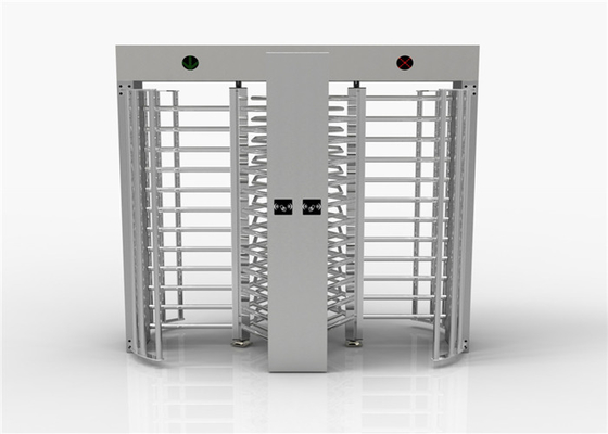 Entrance Control Security Full Height Turnstile Turn Style Door Dengan Double Passage