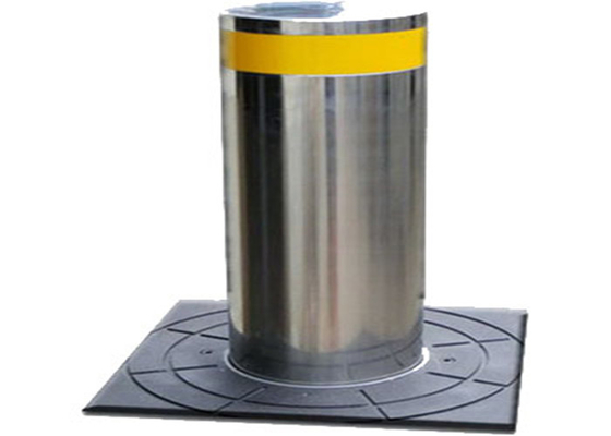 Customized Durable Retractable Automatic Rising Bollards Dengan Diameter 275mm