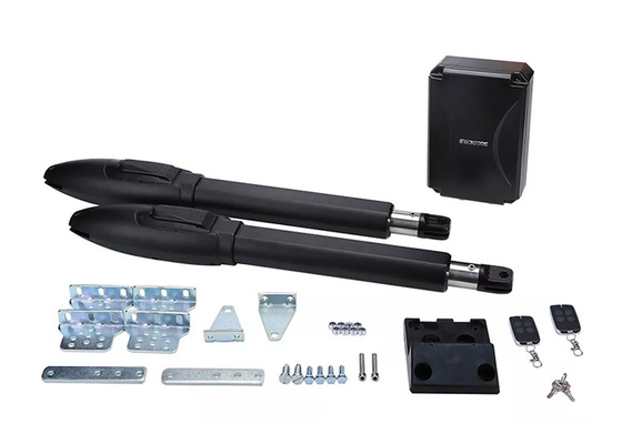 Pembuka Gerbang Ayun Warna Hitam DC 300KG Telescopic Motor Magnetic Limit Switch