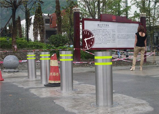 Pengontrol Kendaraan otomatis parkir bollards Heavy Duty Road Barrier