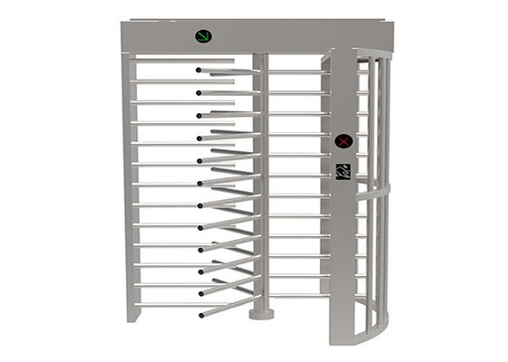 Pintu Putar Penuh Tinggi dengan Pembaca Sidik Jari dengan Konstruksi Baja Tahan Karat Grade 304 dan Fitur Anti-Tailgating