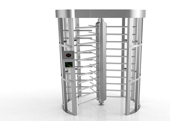 Pintu putar penuh RFID Barcode Reader dengan Operasi DC 24V dan Mekanisme Anti-Tailgating untuk Kontrol Akses Ganda