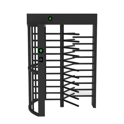 Anti Korosi Powder Coating Full Height Turnstile dengan rotasi 120 derajat untuk keamanan tinggi