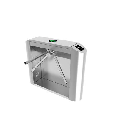 Keamanan Tinggi 3 Arm Tripod Turnstile Barrier RFID Kontrol Akses Sepenuhnya Otomatis