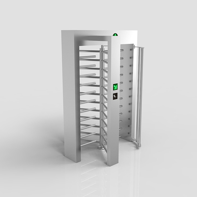 Pintu Masuk Tunggal Mekanisme Pintu Putar Tinggi Penuh Untuk Stasiun Kereta Api