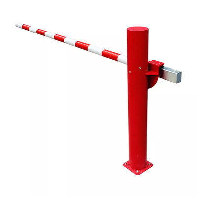 DC 12V Automatic Barrier Gate 3S Kecepatan Tinggi 2.5M Straight Boom Ringan