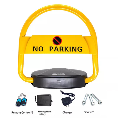 Car Barrier 46cm Rising Height Parking Space Lock Otomatis Remote Control