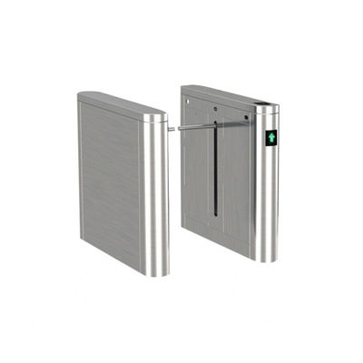 Kontrol PLC Cerdas 304 Kontrol Akses Stainless Steel Gerbang Pintu Putar Pintu Putar Lengan Jatuhkan