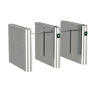 304 baja tahan karat Drop Arm Turnstile dengan BLDC Motor dan Bi-directional Access Control