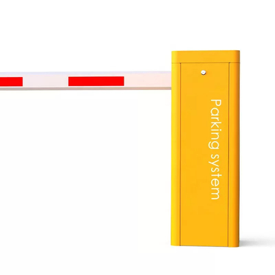 Ketebalan 2mm Cold Roller Steel Parking System Automatic DC Brushless Motor Speed ​​Adjustable Boom Barrier
