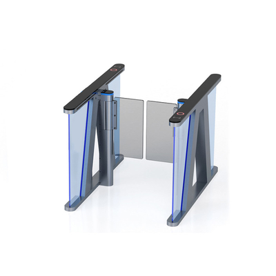 Kecepatan Cepat Swing Barrier Turnstile Anti Tailgating 1024 Pulsa Encoder Motor Servo 40W
