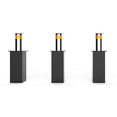 Vehicle Automatic Rising Bollards Peringatan Kontrol Hidraulik Anti Tabrakan
