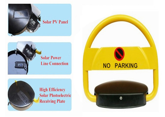 No Parking Reserved Car Position Lock, Ruang Parkir Penguncian Perangkat Solar Panel Powered