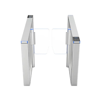 RBG Warning Light Swing Barrier Gate Kabinet Persegi Stainless Steel 304 Kecepatan Tinggi