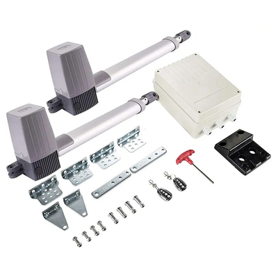 DC 24V Automatic Swing Gate Operator Kit Solar Charged Wifi Mobile IOS 300kg
