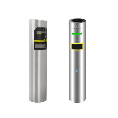 304 Stainless Steel Access Control Turnstile dengan Solenoid DC12V untuk Sistem Manajemen Pengunjung