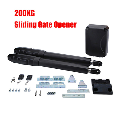 Motor Swing Gate Kontrol Listrik Tipe Otomatis 24V Baterai Isi Ulang Panel Surya