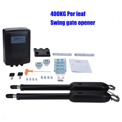 Residential Swing Gate Opener Kit Elektronik Pintu Opener 400kg 880lbs Daya 62W