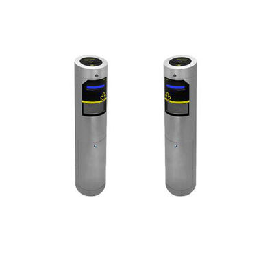 304 Stainless Steel RFID Card Collector dengan Kapasitas 280 Kartu dan 3 Warna Indikasi Lampu untuk Turnstile Kontrol Akses