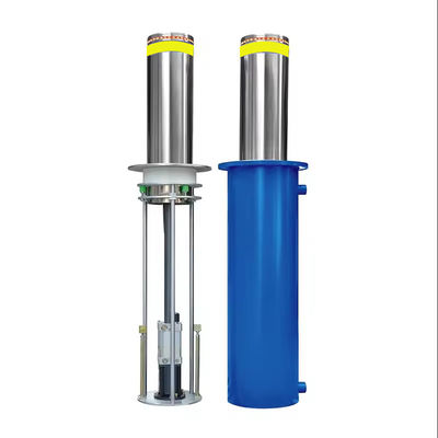 Anti-terorisme intersepsi keamanan hidrolik Telescopic Bollard Dengan 1000mm Meningkat Tinggi