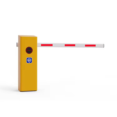 DC24V Power Supply 8m Length Arm Boom Barrier dengan Lampu LED dan Mekanisme Springless