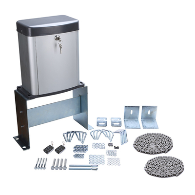 300KG DC24V Gear Chain Driven Opsional baterai cadangan rumah tangga sliding gate opener