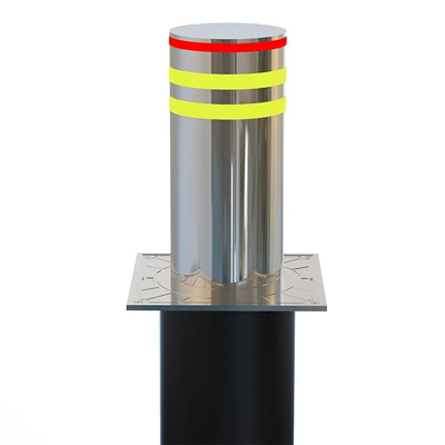 Baja tahan karat Listrik Bangunan Pneumatic Bollard Outdoor dan Pengendalian Kerumunan Penggunaan