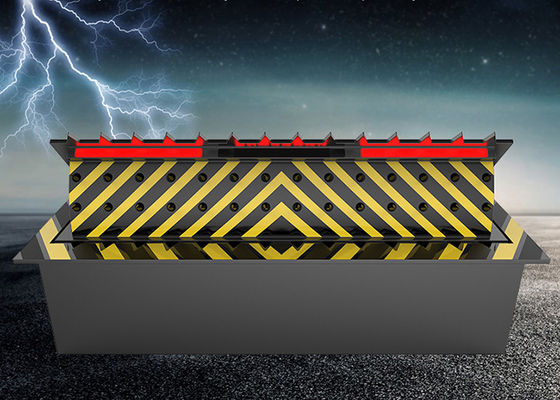 Hydraulic Road Blocker dengan 120 Ton Passing Pressure 3.75KW Daya Dinamis dan Lampu LED untuk Keamanan Tinggi