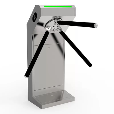 Otomatis Elektronik 3 Arm Turnstile Akses Control Tripod Turnstile Gerbang Dengan Card Reader