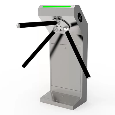 Pedestrian Bi-Directional Tripod Turnstile Gate Weatherproof 1.5mm Ketebalan Frame