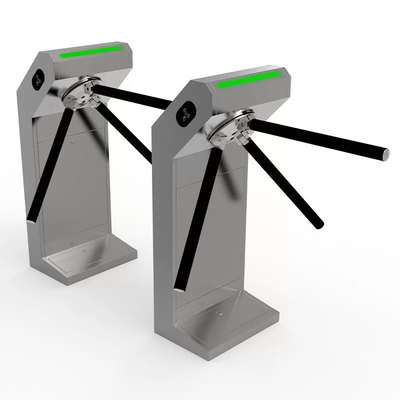 Otomatis Elektronik 3 Arm Tripod Turnstile Gate Dengan Card Reader dan 0.2 detik Gate waktu pembukaan