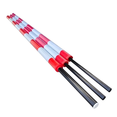 Advanced Shiny Sticker Foam Wrapped Carbon Fiber Round Rod Boom untuk Parkir Gerbang Penghalang Otomatis