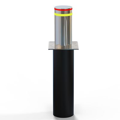 600mm Rising Height Vehicle License Plate Recognition Bollard dengan umur panjang dan layanan OEM/ODM