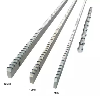 Pabrik Langsung M4 lurus Galvanized Metal Steel Gear Rack Untuk Otomatis Sliding Gate Opener
