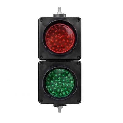 Lampu lalu lintas LED berwarna merah dan hijau berukuran 100 mm 4 inci untuk platform pemuatan dan pengungkapan dermaga stop-and-go