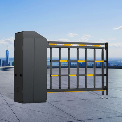 Gerbang Penghalang Pagar Terintegrasi Ganda Berdaya Tinggi 200W Tugas Berat Aluminium Logam Terintegrasi