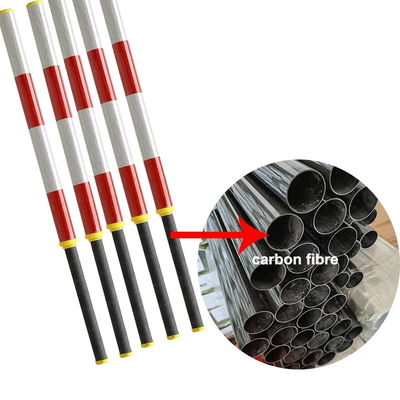 Gerbang penghalang parkir yang dapat disesuaikan dengan panjang 1m hingga 4m dan lengan boom serat karbon 36mm hingga 50mm