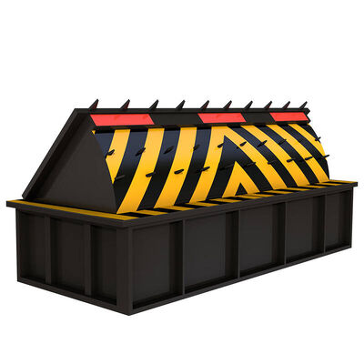 A3 Steel Hydraulic Road Blocker dengan Tangki Hidraulik 60L/80L/100L/120L dan Waktu Naik ≤3-4S untuk Area Keamanan Tinggi