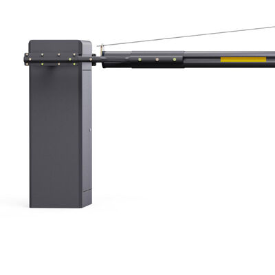 Gerbang Penghalang Otomatis Serat Karbon Lengan Ultra Panjang 12 Meter untuk Pengendalian Lalu Lintas Skala Besar di Taman Kereta Api dan Logistik