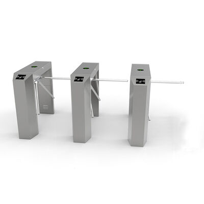 SS304 Otomatis Berputar Tripod Turnstile Gate dengan Panjang Lengan 510mm untuk Pengendalian Pejalan kaki