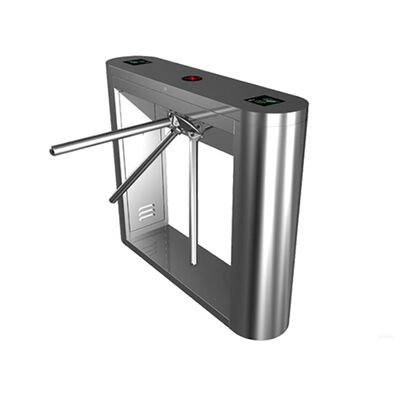 IP44 Rating 510mm Arm Length Tripod Turnstile Gate dengan Solenoid 0.2S untuk Kontrol Akses