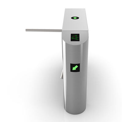 SS304 Tripod Turnstile Gate Fingerprint Solenoid Drive Ketebalan 1.2mm