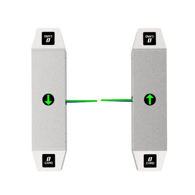 CE disetujui dua arah anti-penembusan Flap Barrier Gate Pedestrian Turnstile untuk Pengendalian Akses Aman